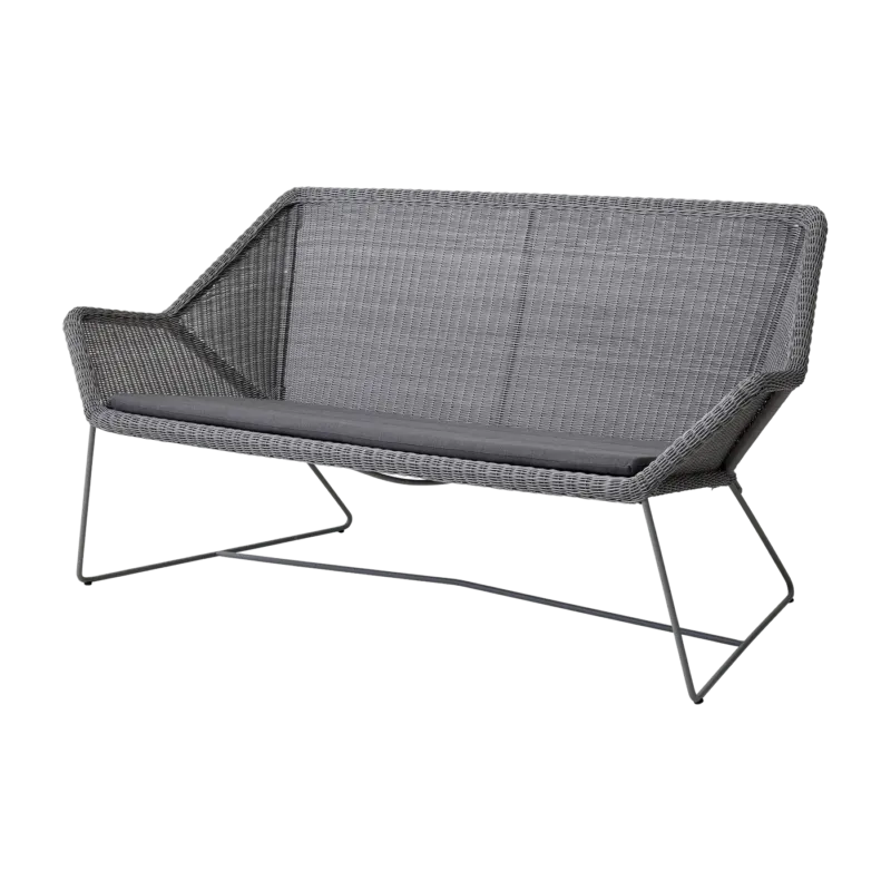 Canapé gris avec coussin d'assise gris Breeze - Cane-Line - The Cool Republic