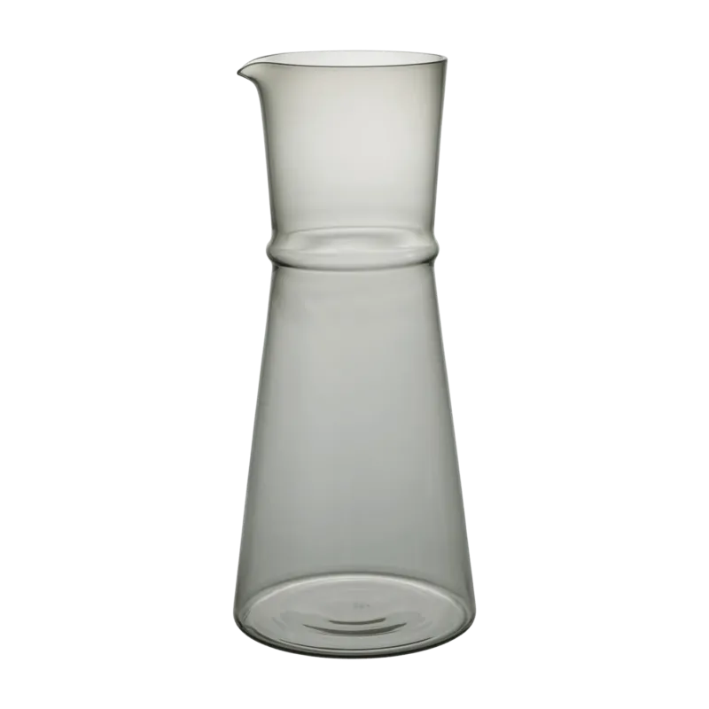Carafe en verre recyclé fumé 11x25cm Boya - Ferm living - The Cool Republic