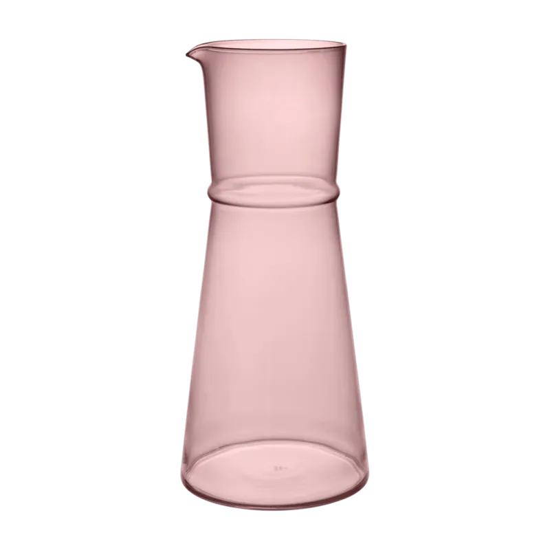 Carafe en verre recyclé mauve 11x25cm Boya - Ferm living - The Cool Republic