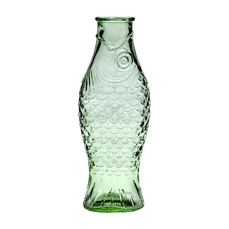 Carafe en verre transparent vert 85cL Fish&Fish - Serax - The Cool Republic