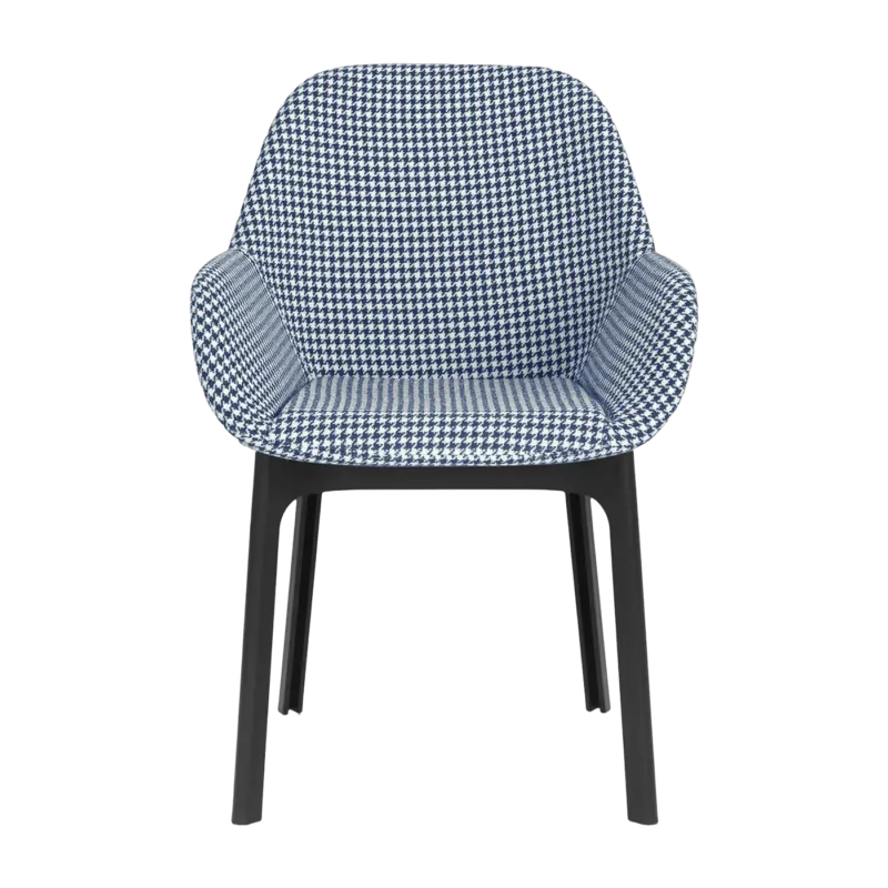 Chaise avec accoudoirs bleu Clap - Kartell - The Cool Republic