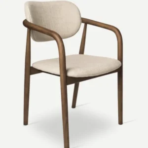 Chaise avec accoudoirs en frêne marron Henry - Pols Potten - The Cool Republic