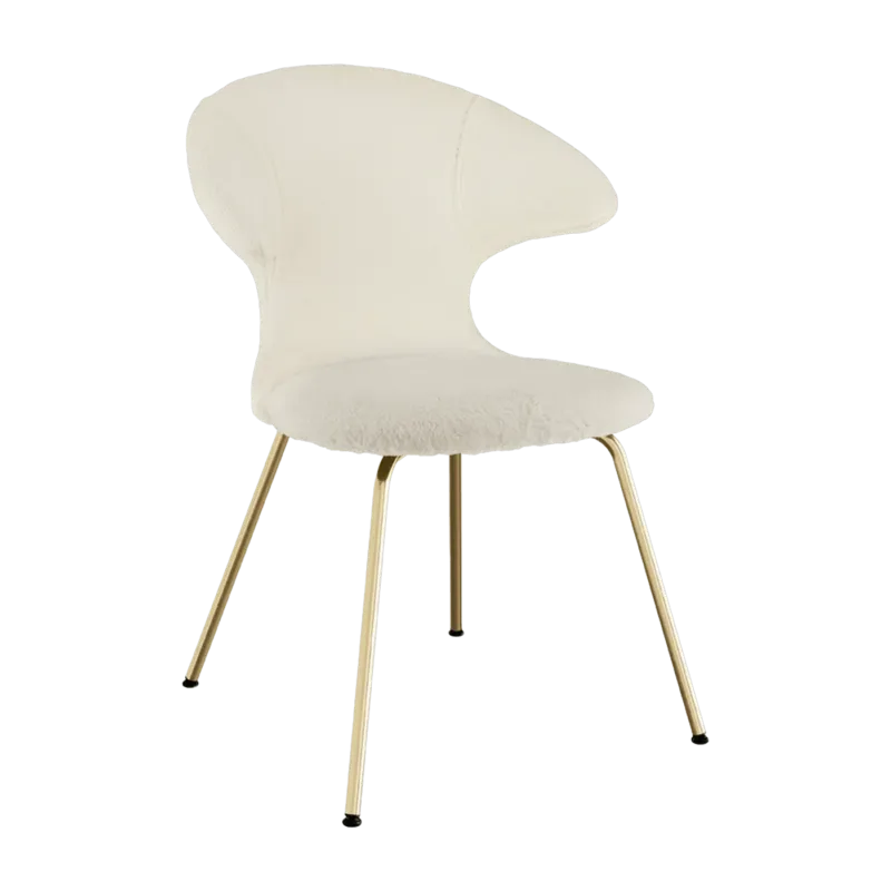 Chaise blanche piètement doré Time Flies - UMAGE - The Cool Republic