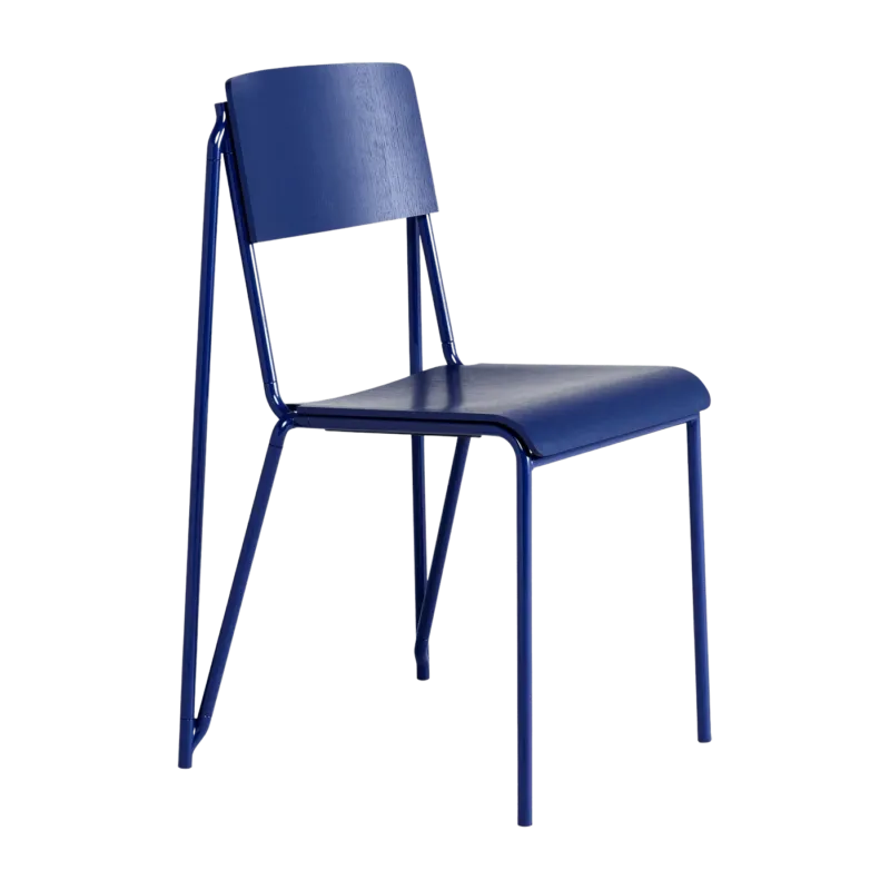 Chaise bleue marine en acier Petit Standard - HAY - The Cool Republic