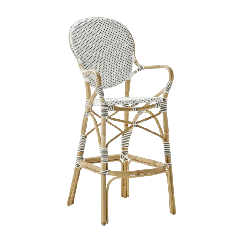 Chaise de bar blanc Isabelle - Sika Design - The Cool Republic