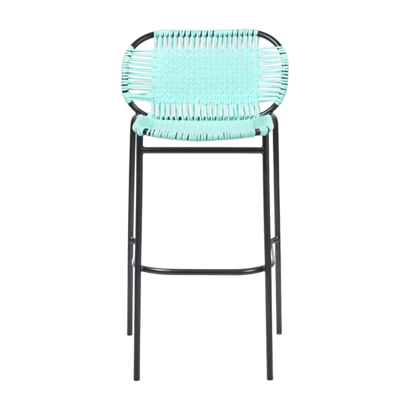 Chaise de bar en acier bleu Cielo - Ames - The Cool Republic
