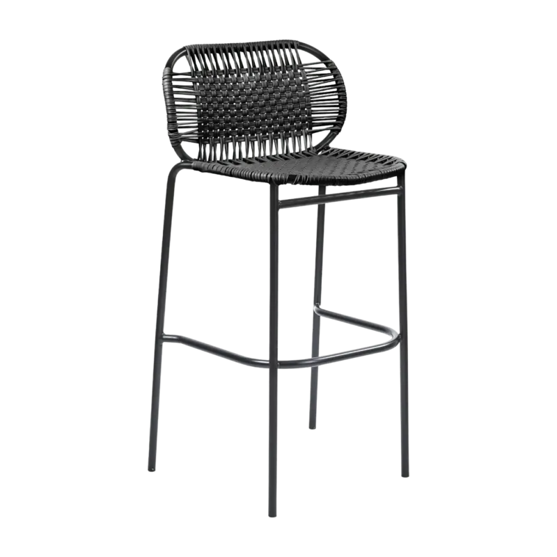 Chaise de bar en acier noir Cielo - Ames - The Cool Republic