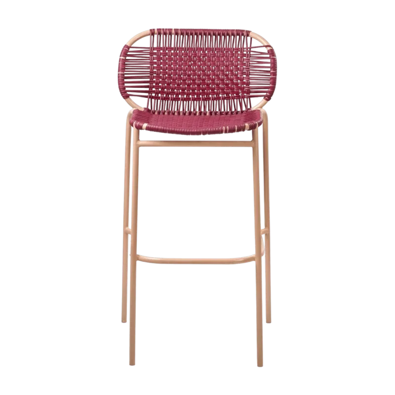 Chaise de bar en acier violet Cielo - Ames - The Cool Republic