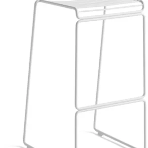 Chaise de bar en métal blanc 75 cm Hee - HAY