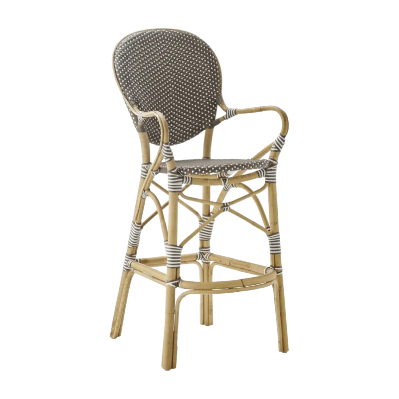 Chaise de bar marron Isabelle - Sika Design - The Cool Republic