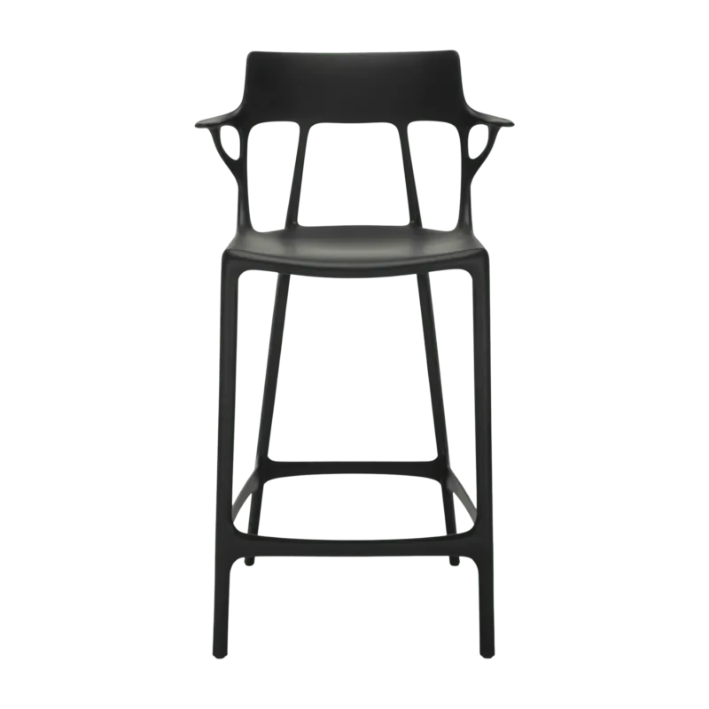 Chaise de bar noire 65 cm A.I - Kartell - The Cool Republic