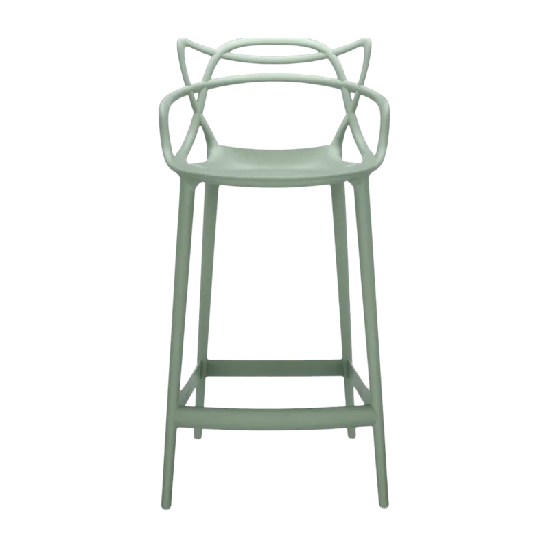 Chaise de bar verte 65 cm Masters - Kartell - The Cool Republic