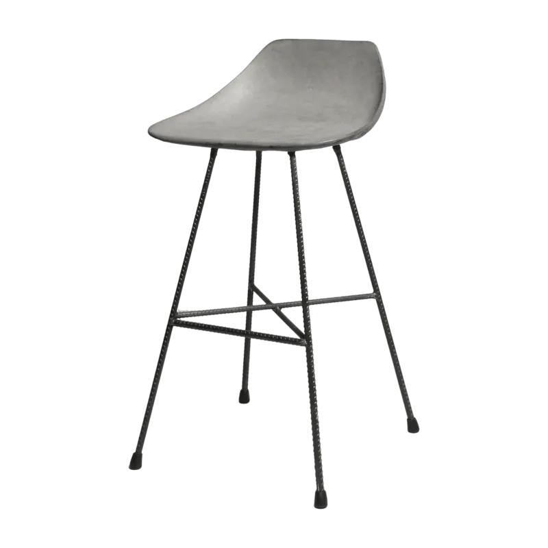 Chaise de comptoir 67 cm Hauteville - Lyon Béton - The Cool Republic