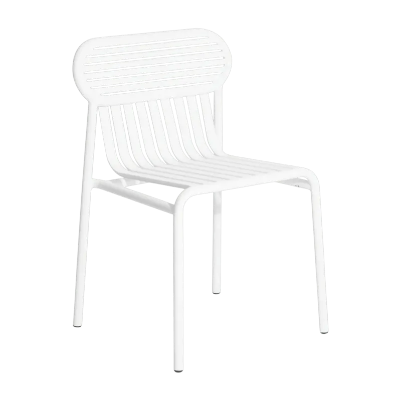 Chaise de jardin blanche Week-End - Petite Friture - The Cool Republic