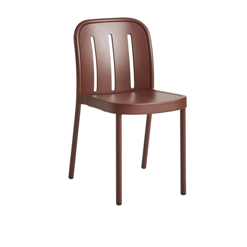 Chaise de jardin en métal rouge Deville - HAY - The Cool Republic