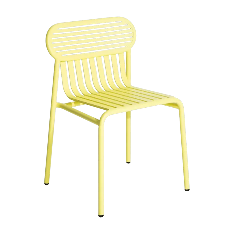 Chaise de jardin jaune Week-End - Petite Friture - The Cool Republic