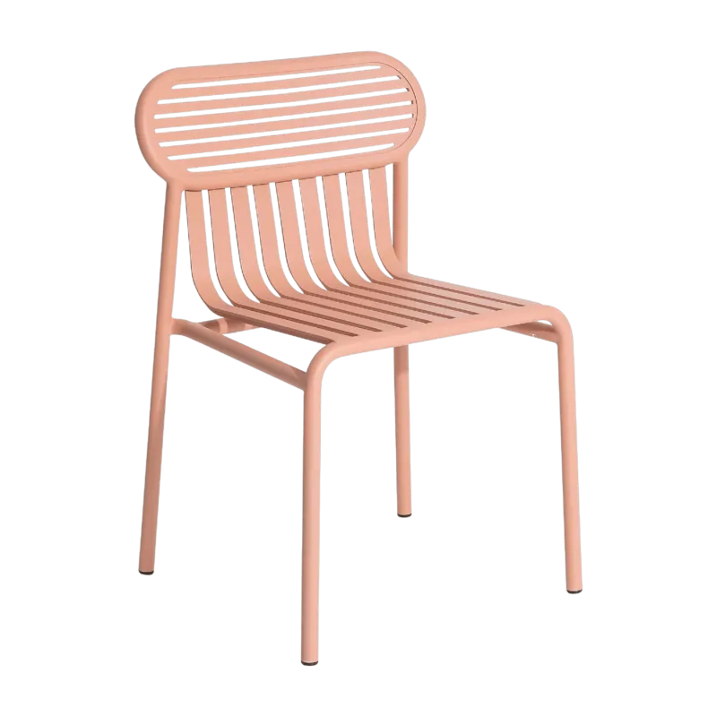 Chaise de jardin rose blush Week-End - Petite Friture - The Cool Republic