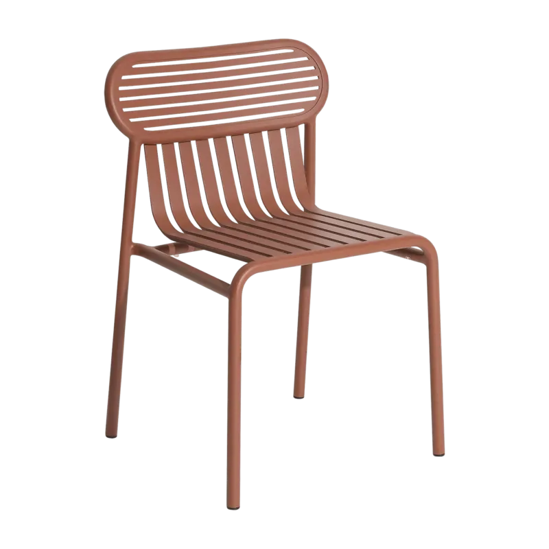 Chaise de jardin terracotta Week-End - Petite Friture - The Cool Republic