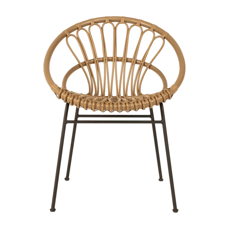 Chaise de repas extérieur camel Roxanne - Vincent Sheppard - The Cool Republic