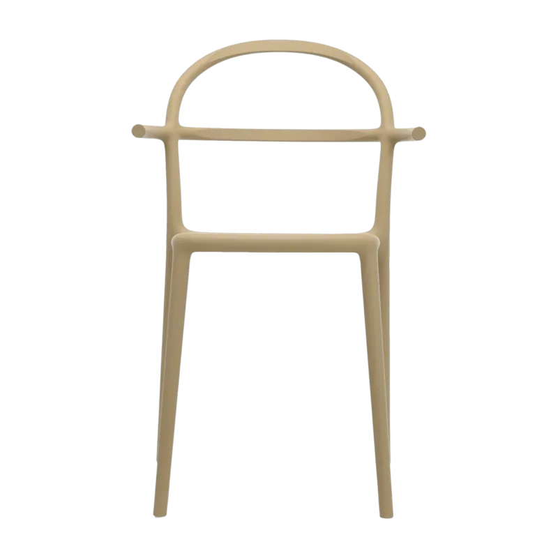 Chaise design beige Generic C - Kartell - The Cool Republic
