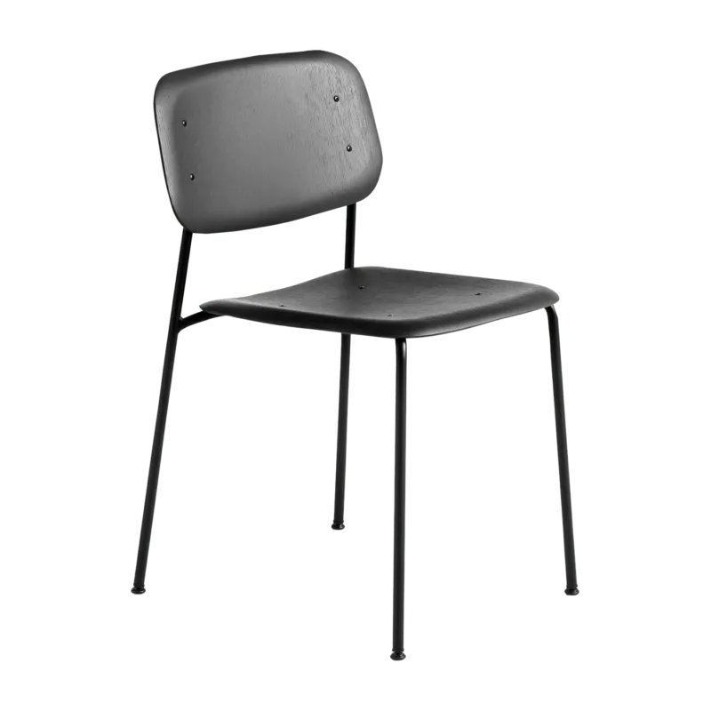 Chaise design en bois de chêne noir Soft Edge 40 - HAY - The Cool Republic