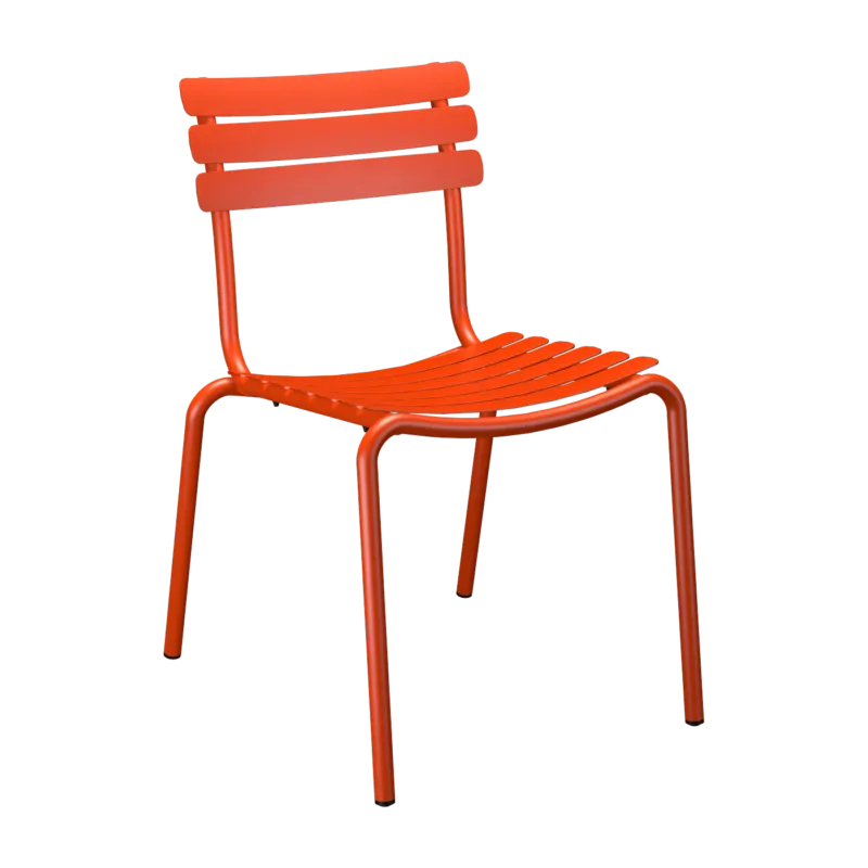 Chaise d'extérieur en aluminium rouge 59x54x82cm Alua - Houe - The Cool Republic