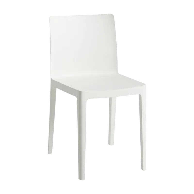 Chaise Élémentaire en plastique blanc crème - HAY - The Cool Republic