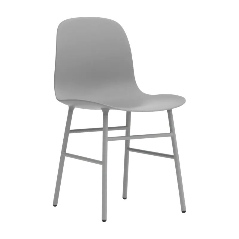 Chaise en acier et pp gris Form - Normann Copenhagen - The Cool Republic