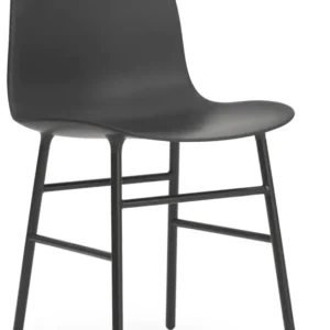 Chaise en acier et pp noir Form - Normann Copenhagen - The Cool Republic
