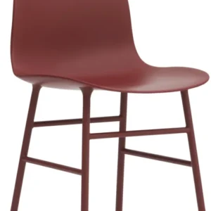 Chaise en acier et pp rouge Form - Normann Copenhagen - The Cool Republic