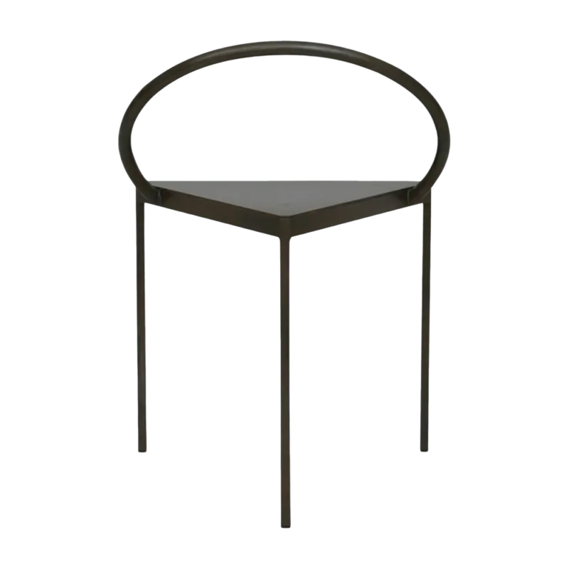Chaise en acier noir Triangolo - Frama - The Cool Republic