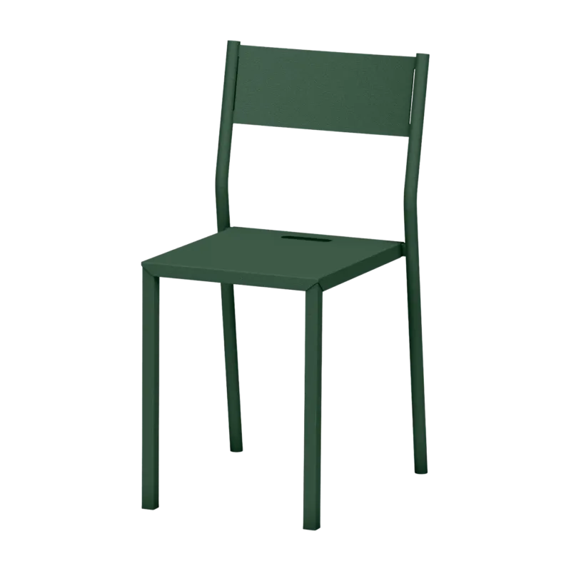 Chaise en acier olive Take - Matière Grise - The Cool Republic