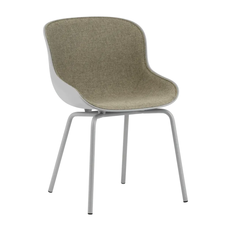 Chaise en acier peint et pp avec tissu gris Hyg - Normann Copenhagen - The Cool Republic