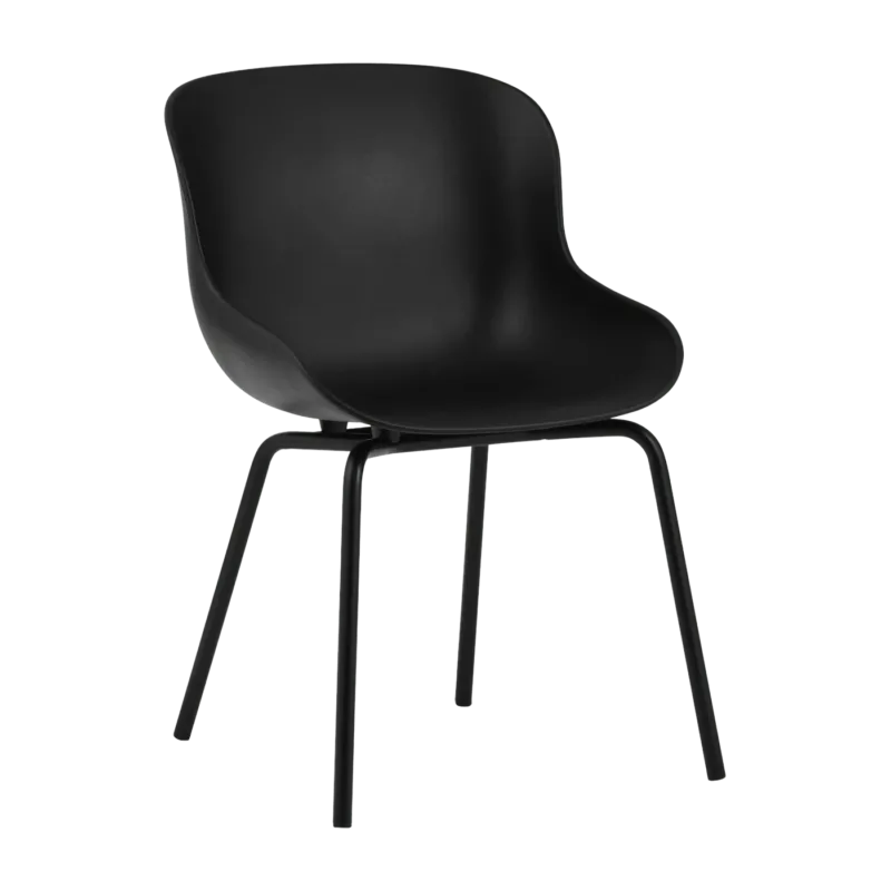 Chaise en acier peint et pp noir Hyg - Normann Copenhagen - The Cool Republic