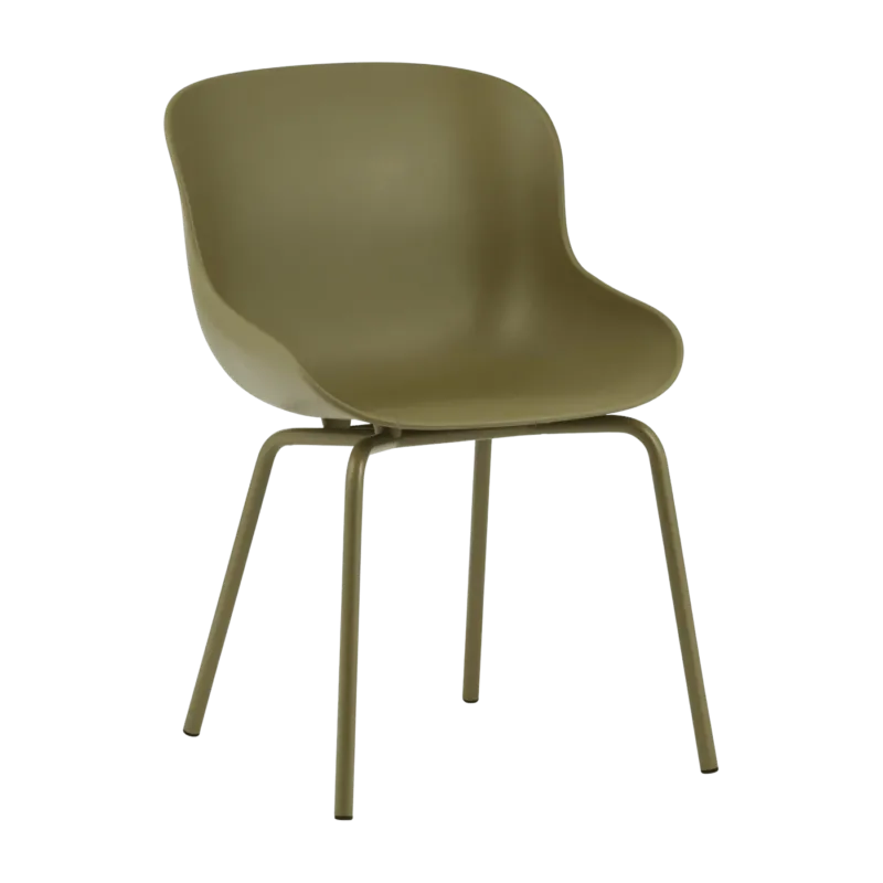 Chaise en acier peint et pp olive Hyg - Normann Copenhagen - The Cool Republic