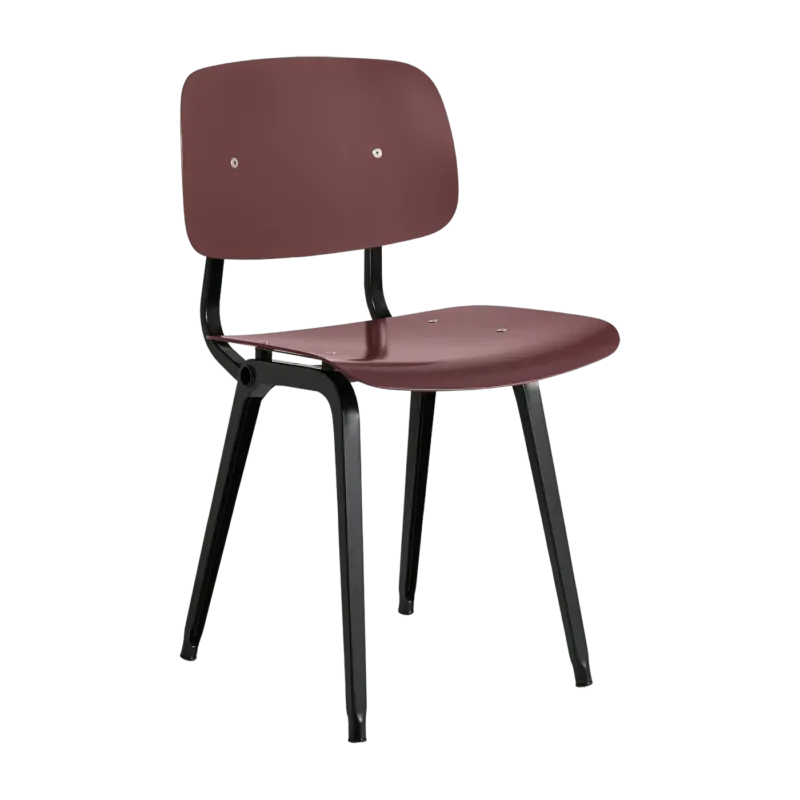 Chaise en acier prune Revolt - HAY - The Cool Republic