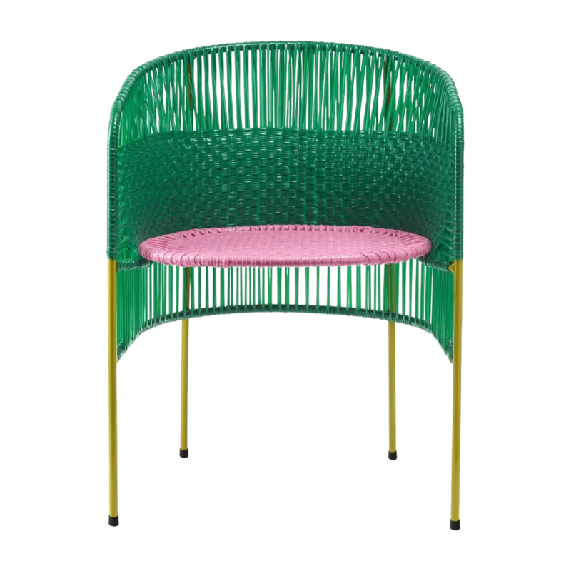 Chaise en acier vert Caribe - Ames - The Cool Republic
