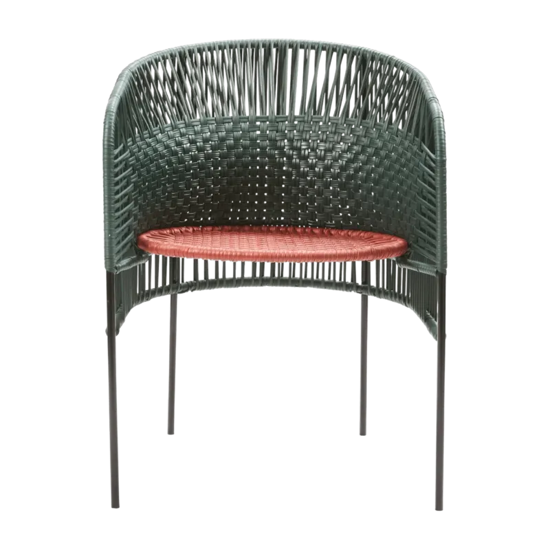 Chaise en acier vert Caribe Chic - Ames - The Cool Republic