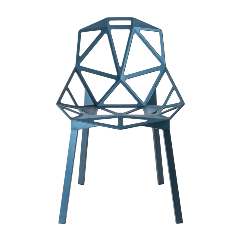 Chaise en aluminium bleue One - Magis - The Cool Republic