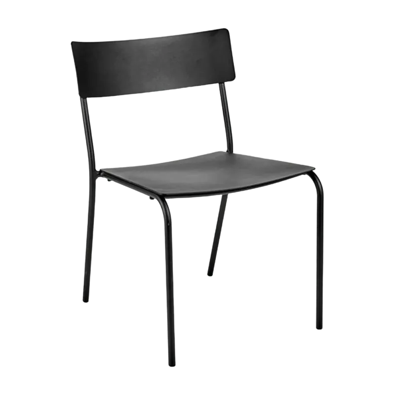 Chaise en aluminium noir August - Serax - The Cool Republic