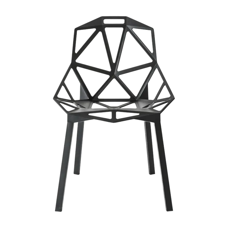 Chaise en aluminium noire One - Magis - The Cool Republic