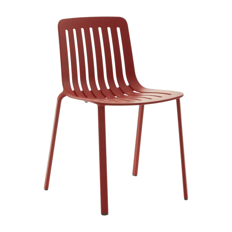 Chaise en aluminium rouge Plato - Magis - The Cool Republic