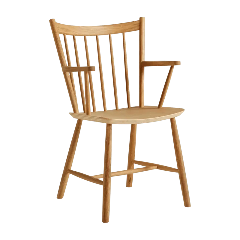 Chaise en bois de chêne avec accoudoirs - HAY - The Cool Republic