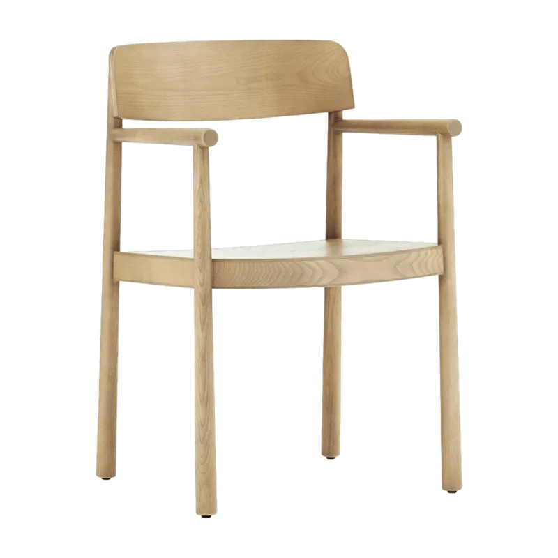 Chaise en bois de frêne avec accoudoirs Timb Tan - Normann Copenhagen - The Cool Republic