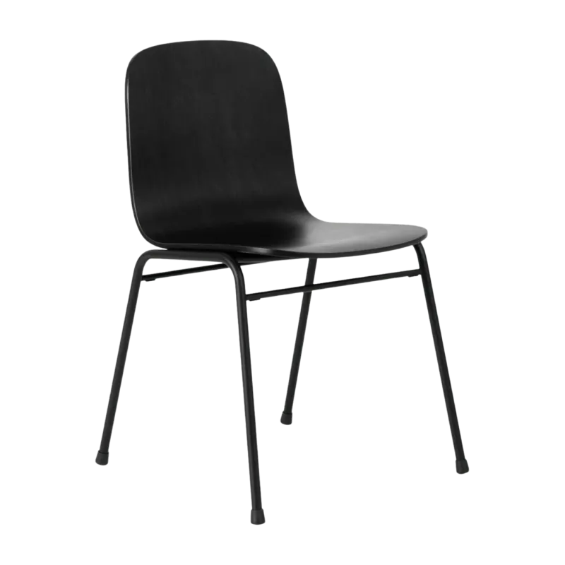 Chaise en bois noir et cadre noir Touchwood - Hem - The Cool Republic