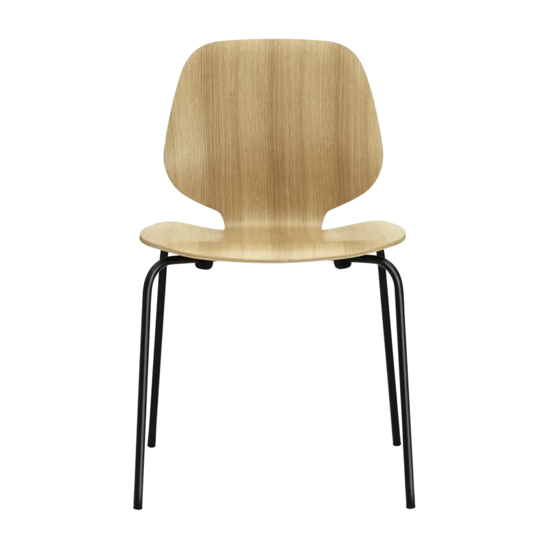 Chaise en chêne et piètement noir My Chair Oak - Normann Copenhagen - The Cool Republic