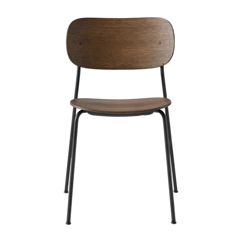 Chaise en chêne foncé Co Dining - Audo - The Cool Republic