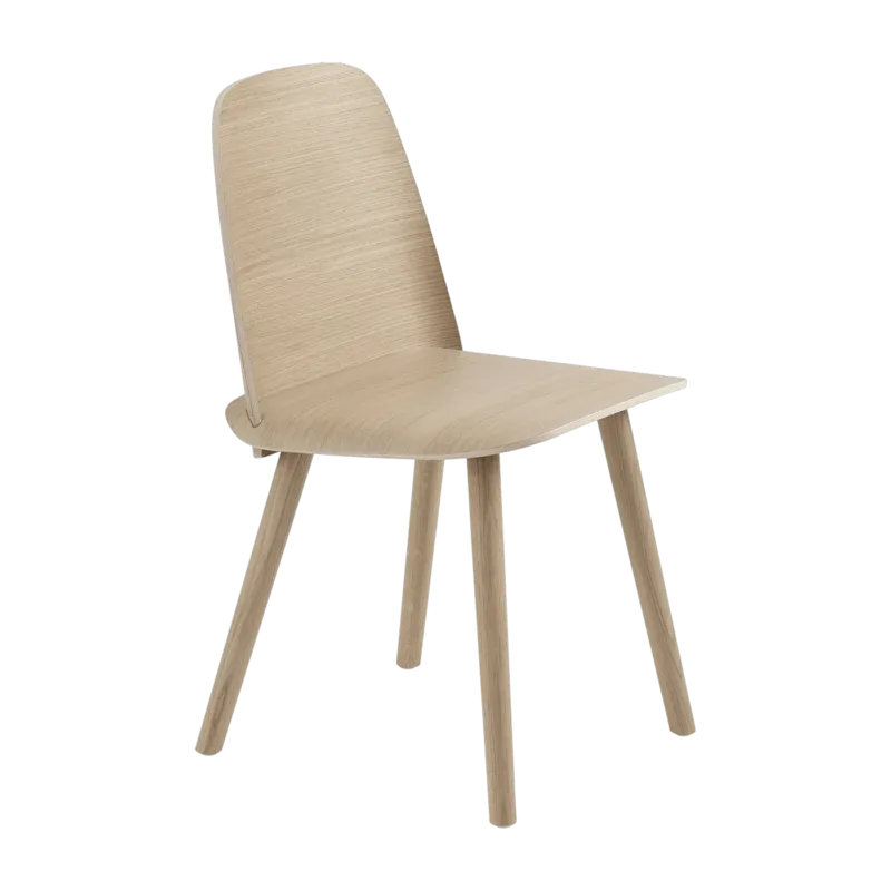 Chaise en chêne naturel Nerd - Muuto - The Cool Republic