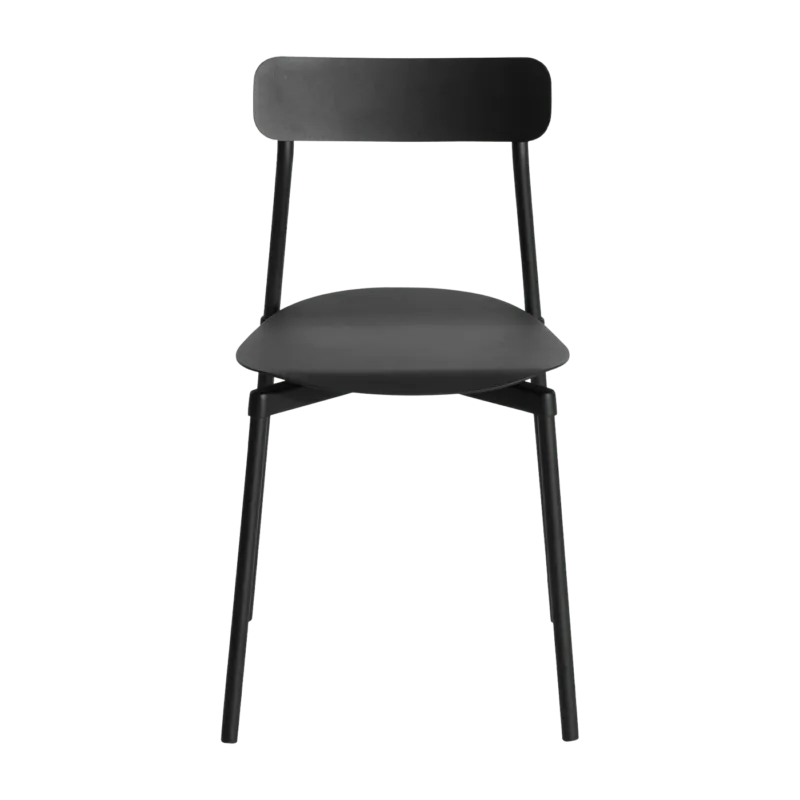 Chaise en métal noir Fromme - Petite Friture - The Cool Republic