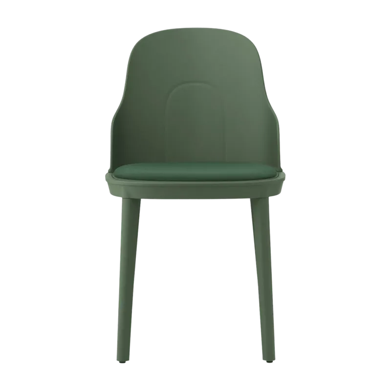 Chaise en polypropylène à l'assise en tissu canvas vert parc Allez Park vert - Normann Copenhagen - The Cool Republic